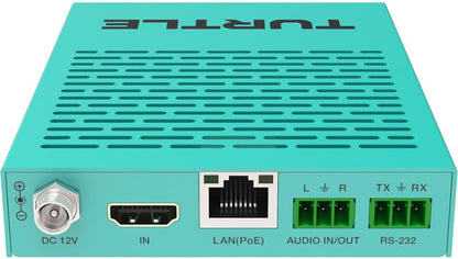 Turtle AV Darwin HD H.265 HDMI AV-over-IP Receiver, 1080p60 4:4:4 PoE Gigabit Rx (Like New)