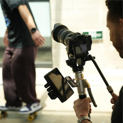 HARLOWE Carbon Fiber Quick Rlease Monopod Stand and Fluid Head for Photographer (Used, No Retail Box)