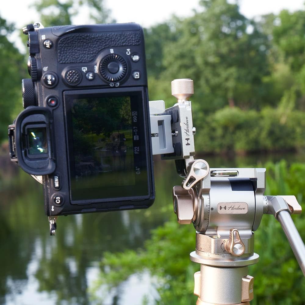 HARLOWE Carbon Fiber Quick Rlease Monopod Stand and Fluid Head for Photographer (Used, No Retail Box)