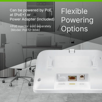 Zyxel Nwa50be Pro Wifi 7 NebulaFlex Dual-Band Wireless Access Point, 1000 Mbps (Like New)