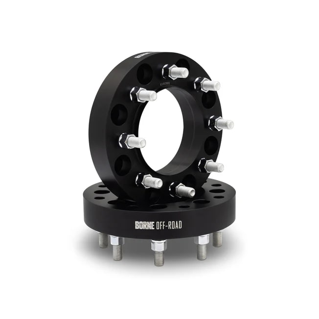 HighLift BNWS-011-381BK Borne Off-Road Wheel Adapters, 8x6.5 to 8x180 - Black (Like New)