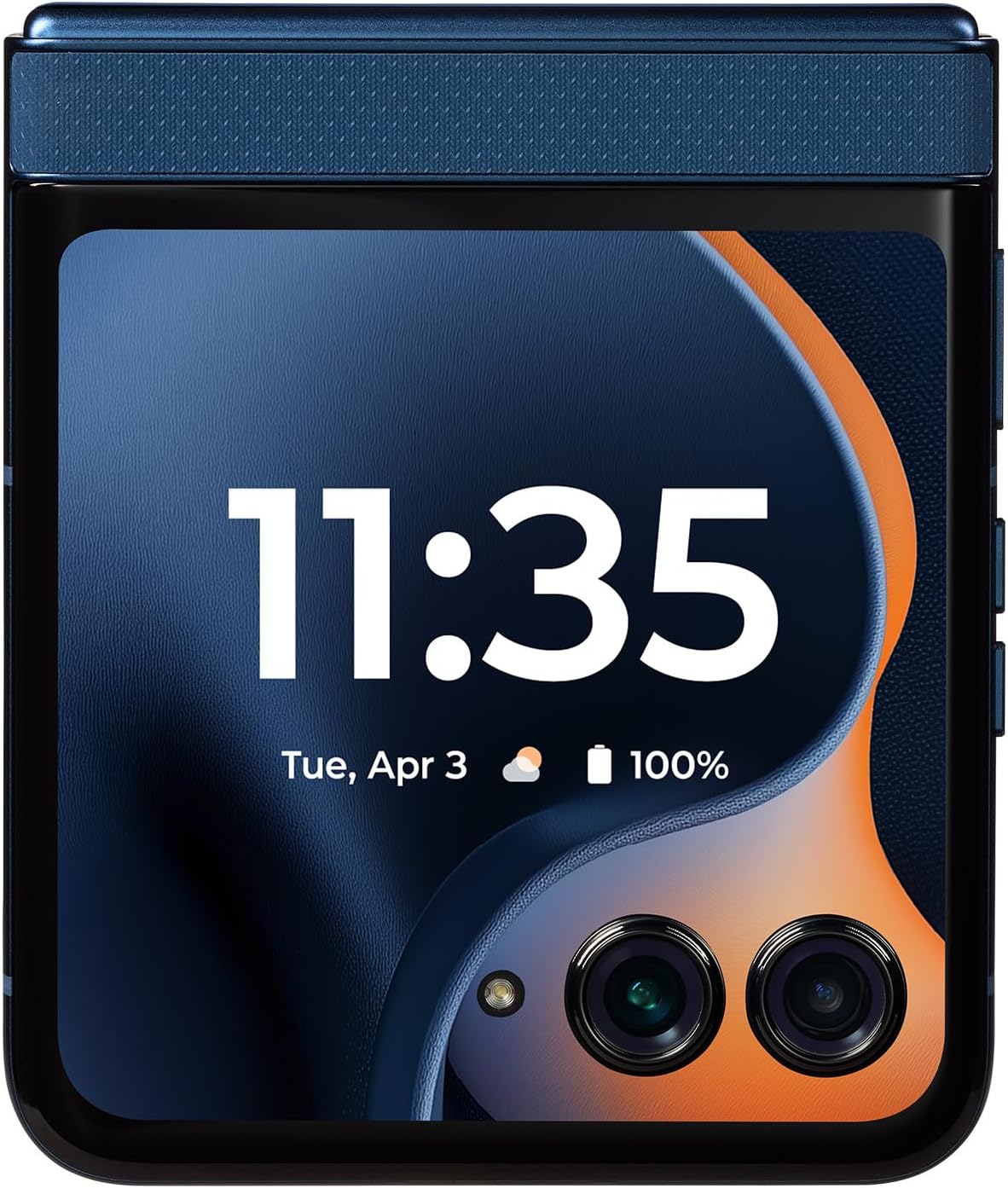 Tracfone Motorola Moto Razz 2025 256GB+8GB 6.9" Locked Smartphone, Gibraltar Sea (Like New)