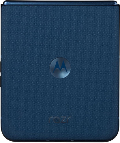 Tracfone Motorola Moto Razz 2025 256GB+8GB 6.9" Locked Smartphone, Gibraltar Sea (Like New)