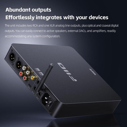 FiiO BR15 R2R High-Resolution Bluetooth 6.0 Audio Stereo Receiver for Home Audio (Like New)