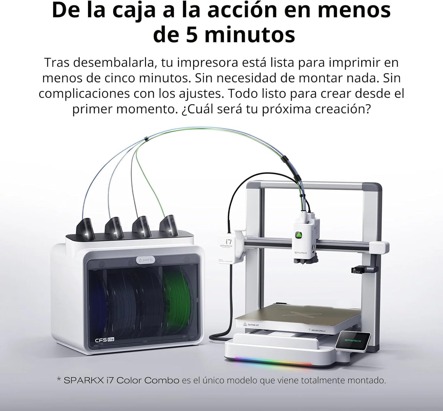 Creality SPARKX i7 High-Precision Creative Print System Color Combo 3D Printer (Used)