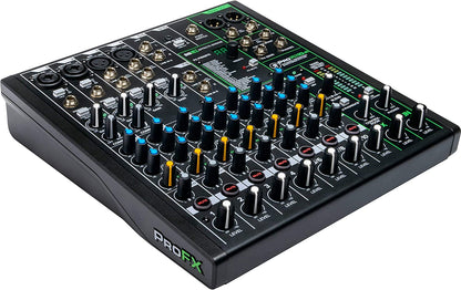 Mackie ProFX10v3 Series 10-Channel Professional Effects Mixer w/USB, Unpowered- (Used)