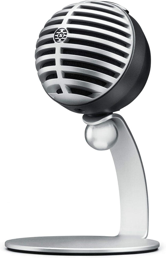 Shure MV5 Digital Condenser Microphone w/ USB and Lightning Cables -Gray & Black (Like New)